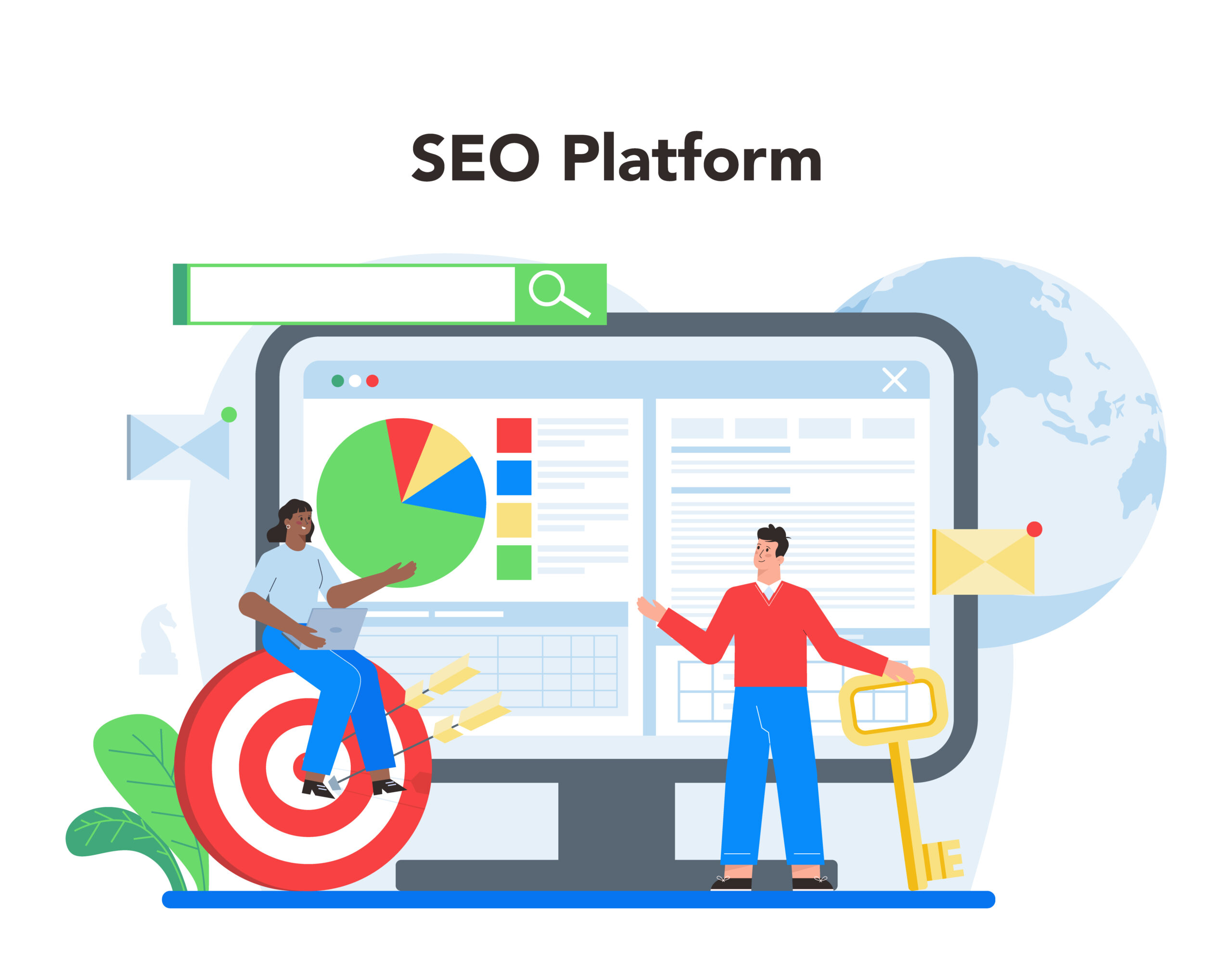 Marketer online service or platform. Advertising and promotion.